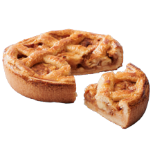 Verse ambachtelijke appeltaart